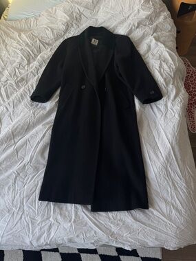 Jones New York Black Long Coat